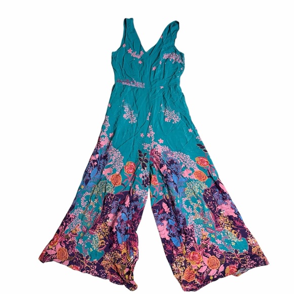 Anthropologie MAEVE Andalusia Wide Leg Jumpsuit Size 6 - Picture 6 of 9